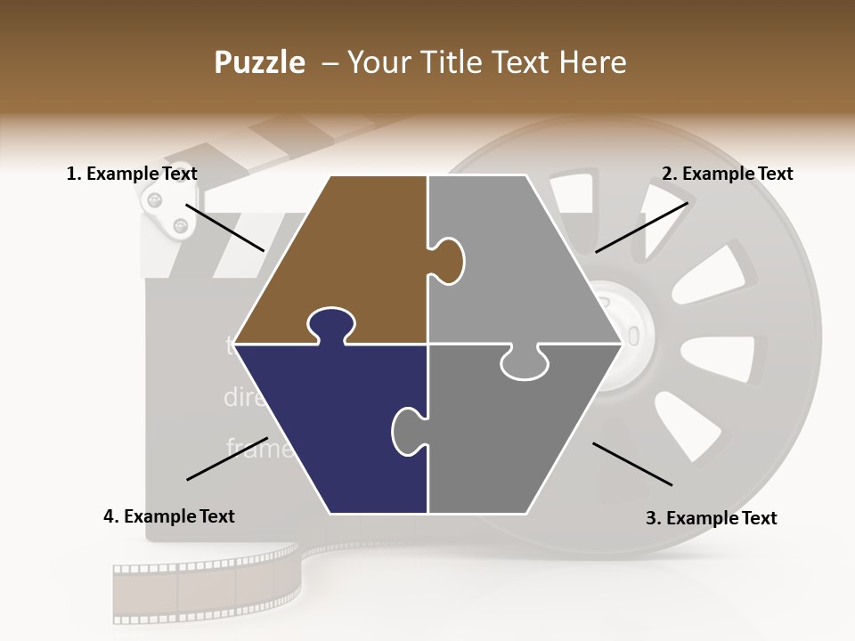 Object Black Media PowerPoint Template