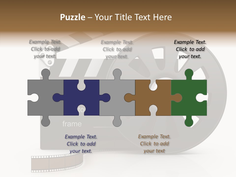 Object Black Media PowerPoint Template