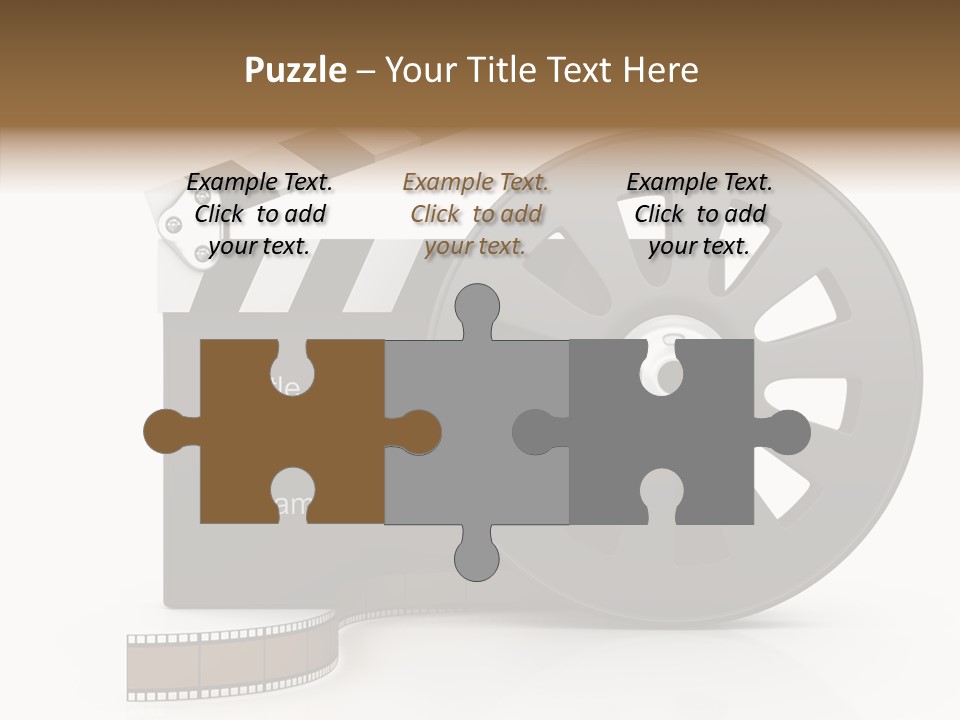 Object Black Media PowerPoint Template