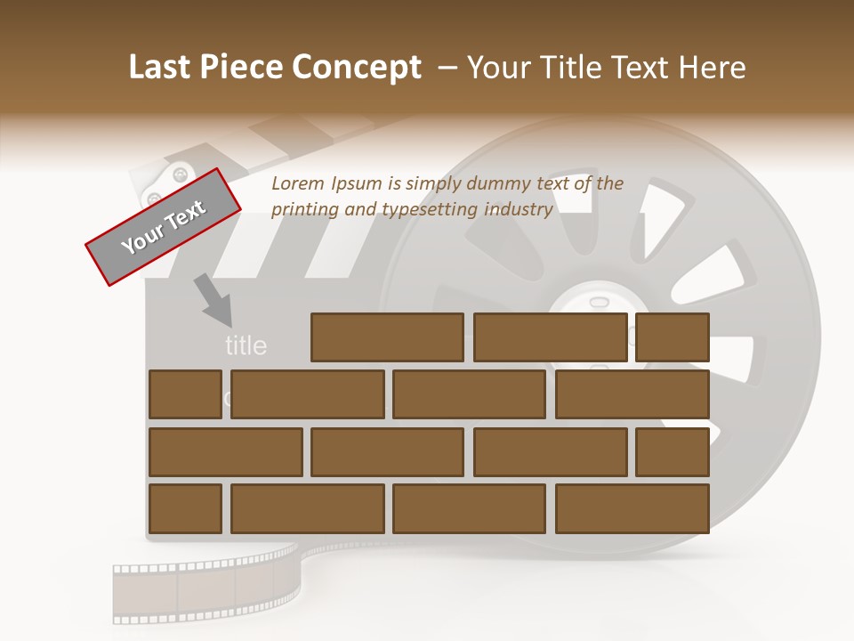 Object Black Media PowerPoint Template