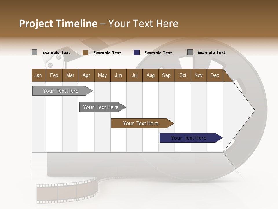 Object Black Media PowerPoint Template