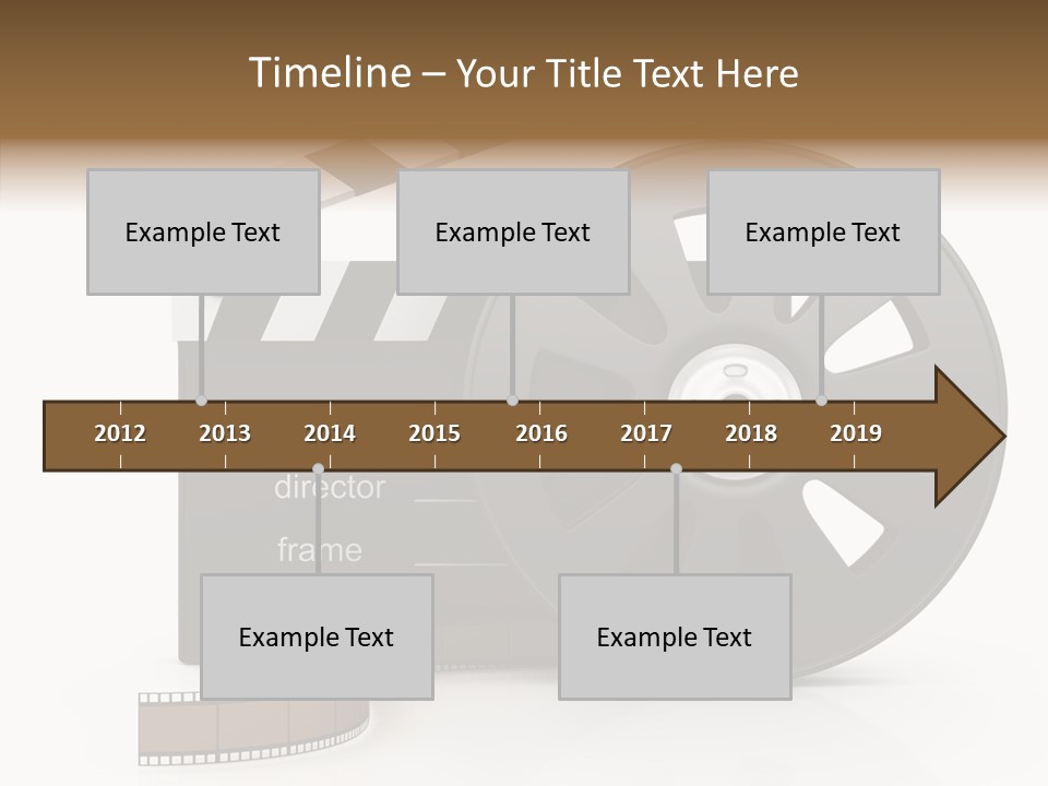Object Black Media PowerPoint Template