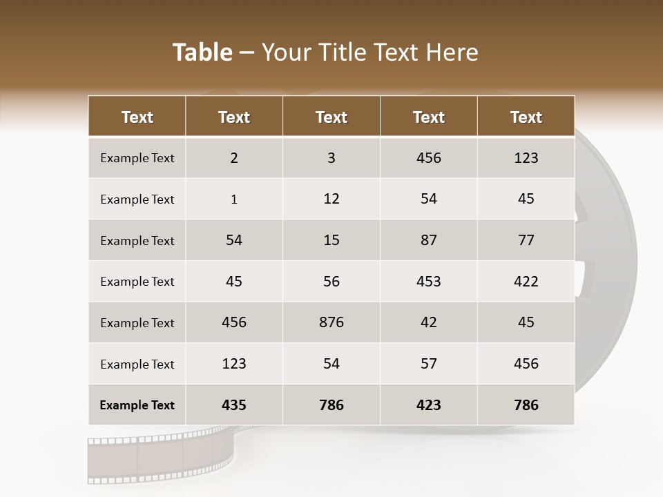 Object Black Media PowerPoint Template