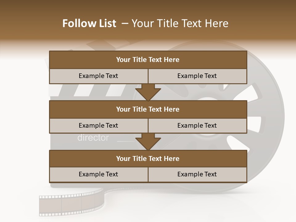 Object Black Media PowerPoint Template