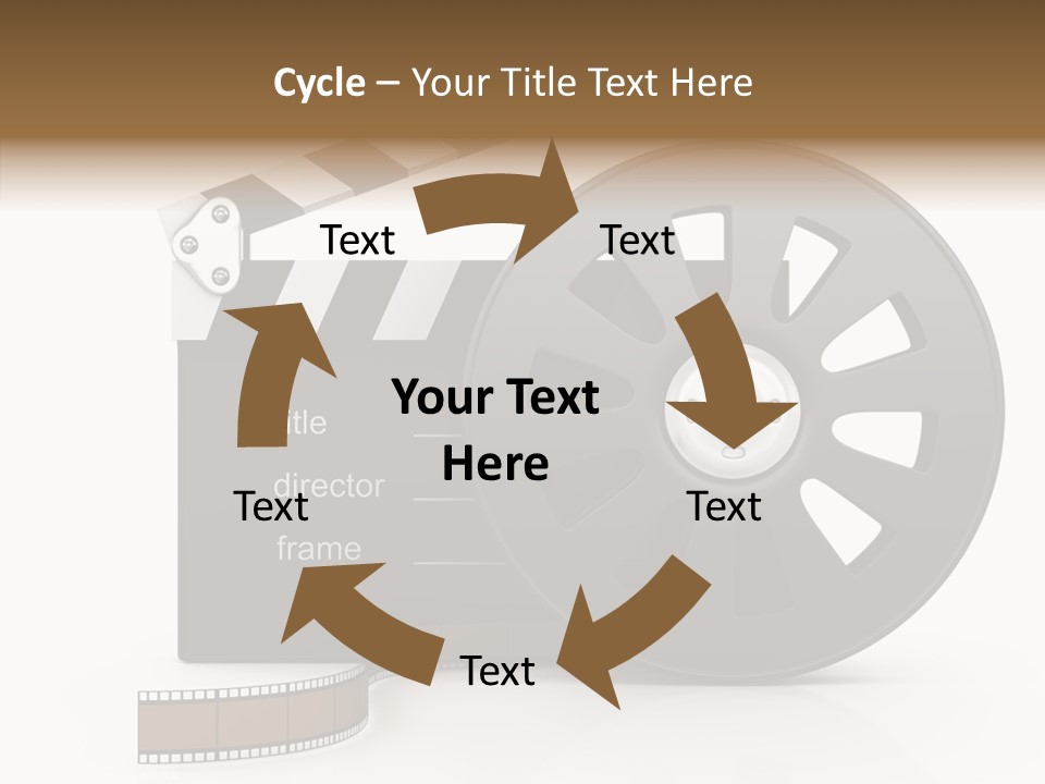 Object Black Media PowerPoint Template