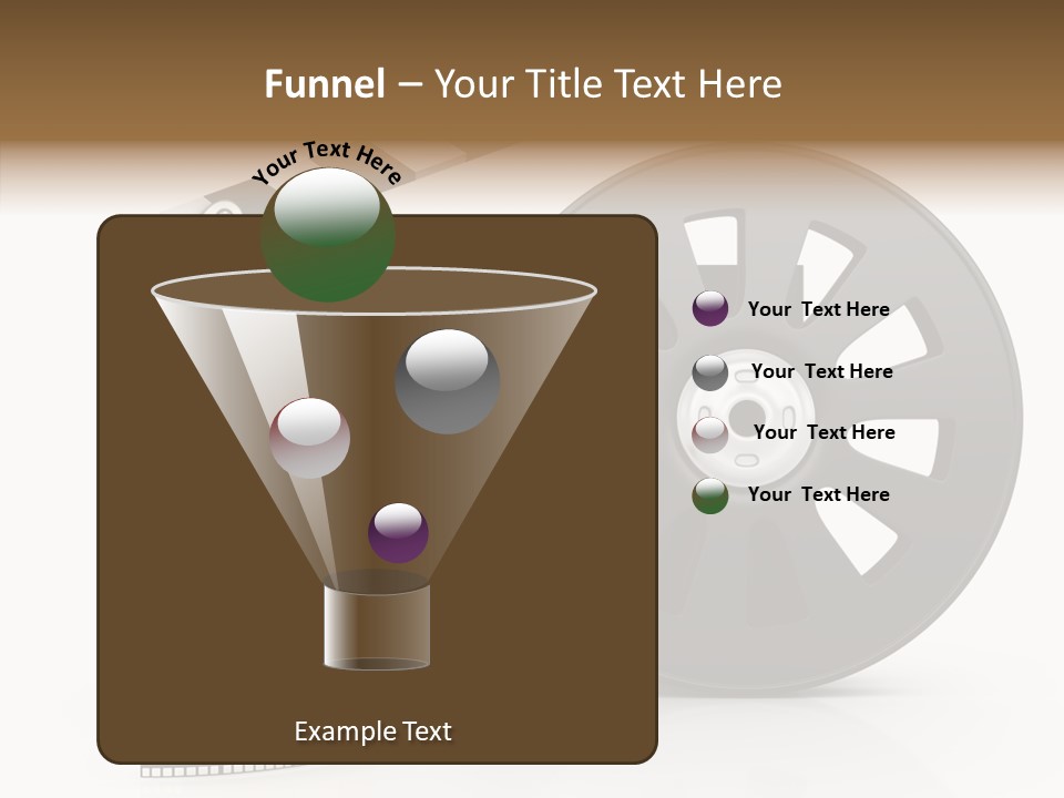 Object Black Media PowerPoint Template