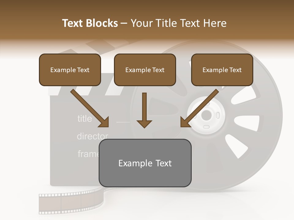 Object Black Media PowerPoint Template