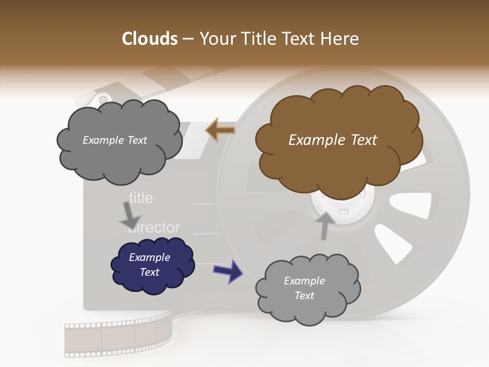 Object Black Media PowerPoint Template