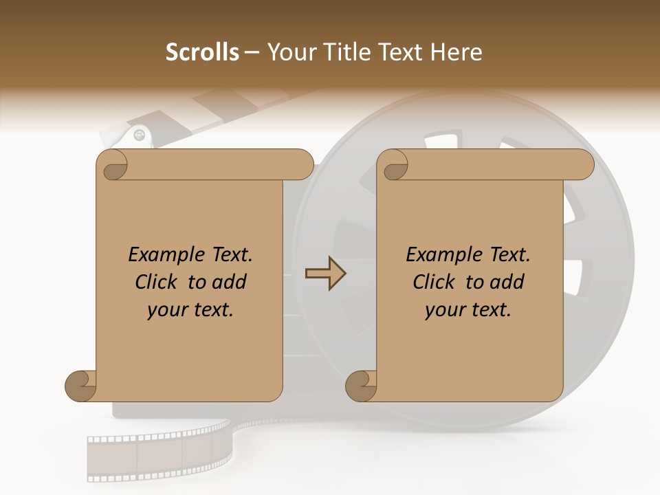 Object Black Media PowerPoint Template