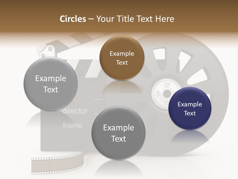 Object Black Media PowerPoint Template