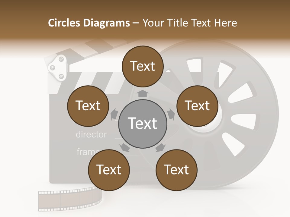 Object Black Media PowerPoint Template
