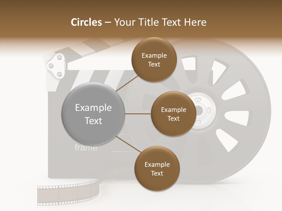 Object Black Media PowerPoint Template