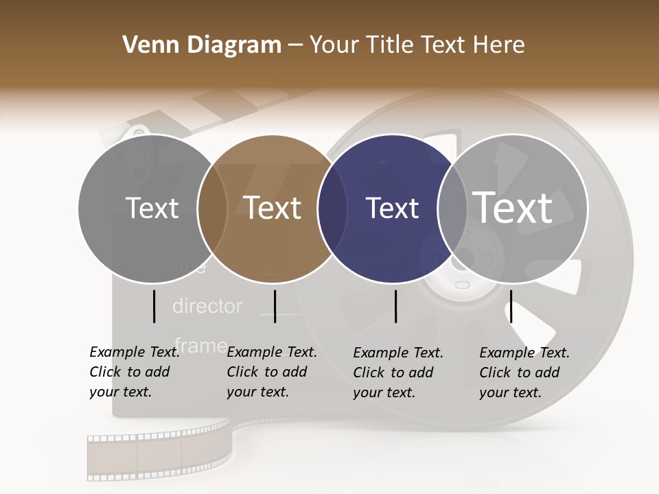 Object Black Media PowerPoint Template