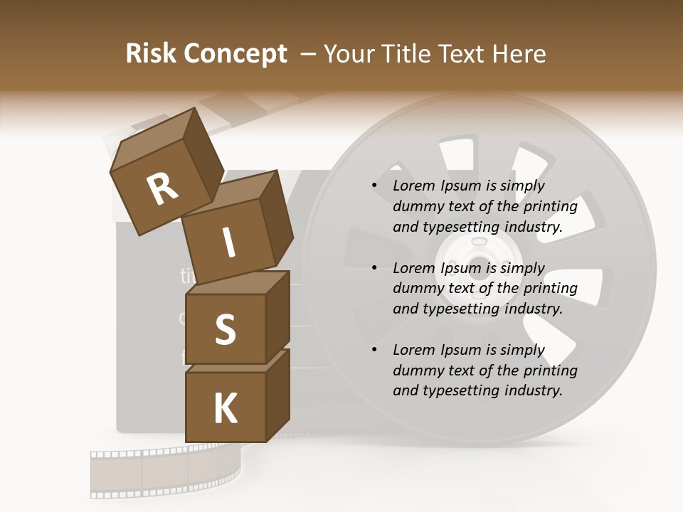 Object Black Media PowerPoint Template