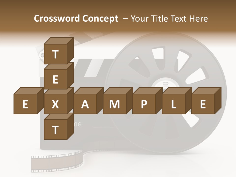 Object Black Media PowerPoint Template