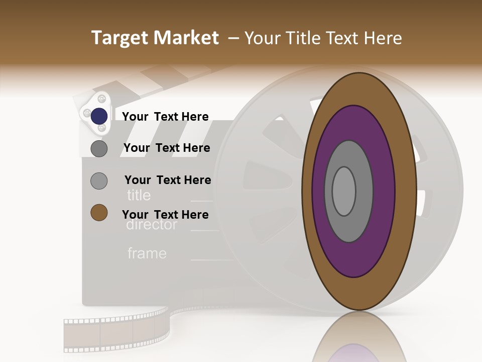 Object Black Media PowerPoint Template