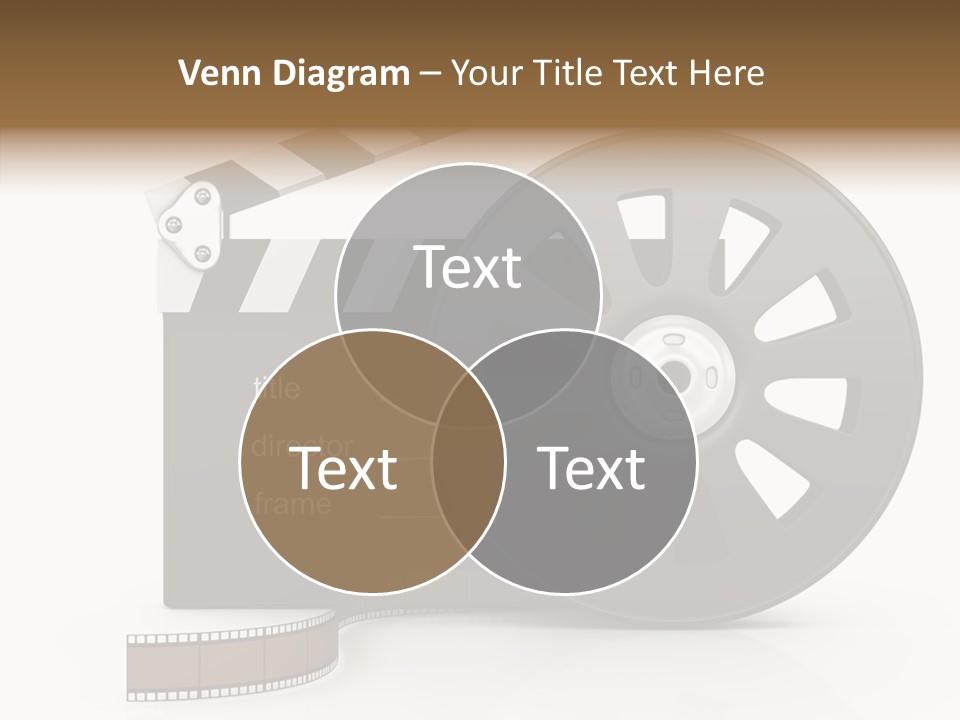 Object Black Media PowerPoint Template