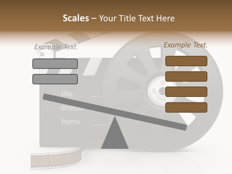Object Black Media PowerPoint Template