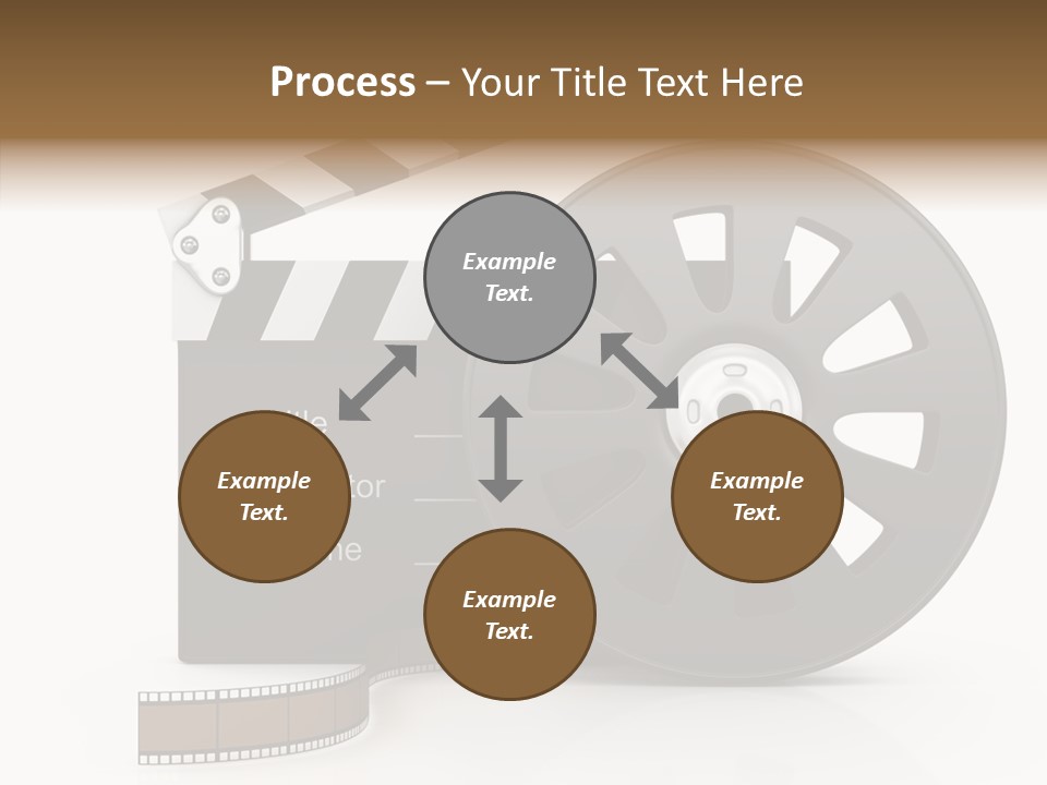 Object Black Media PowerPoint Template