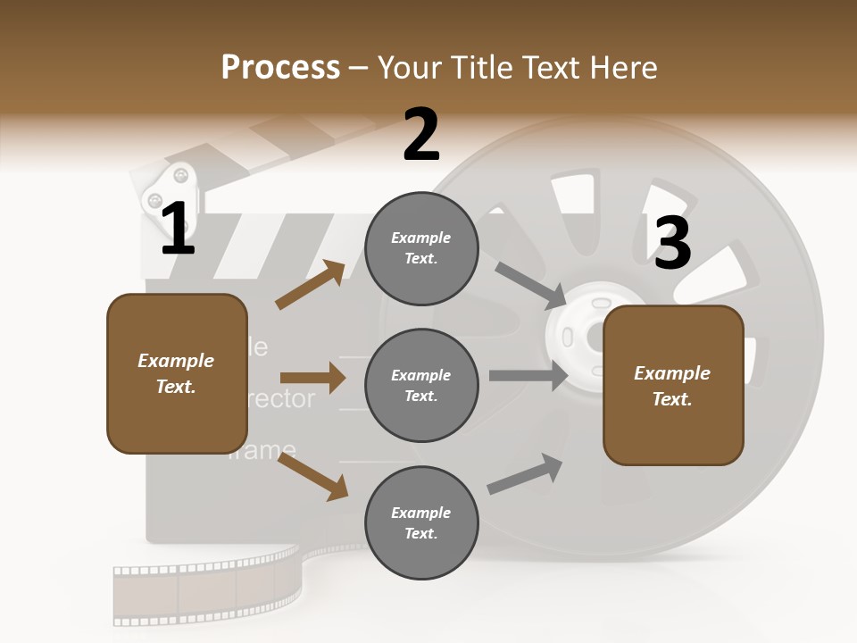 Object Black Media PowerPoint Template