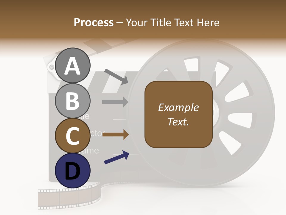 Object Black Media PowerPoint Template