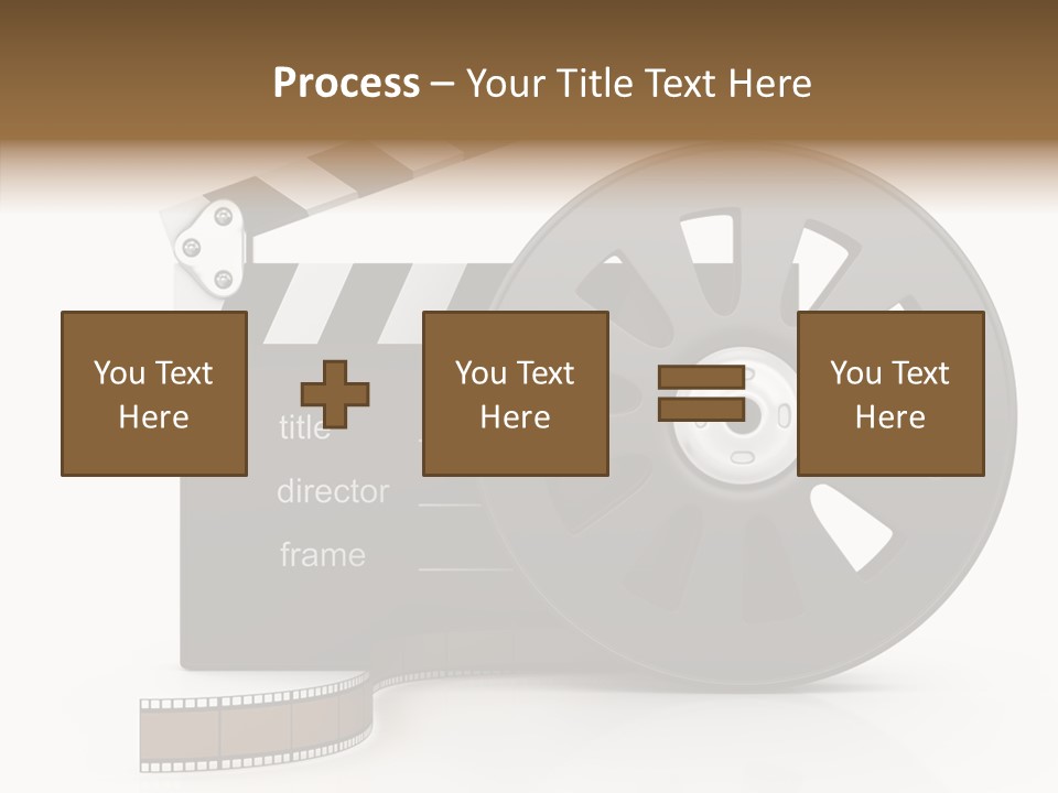 Object Black Media PowerPoint Template