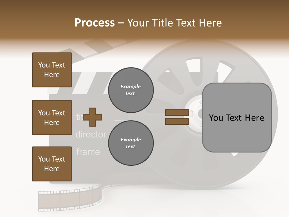 Object Black Media PowerPoint Template