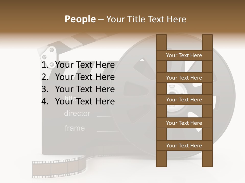 Object Black Media PowerPoint Template