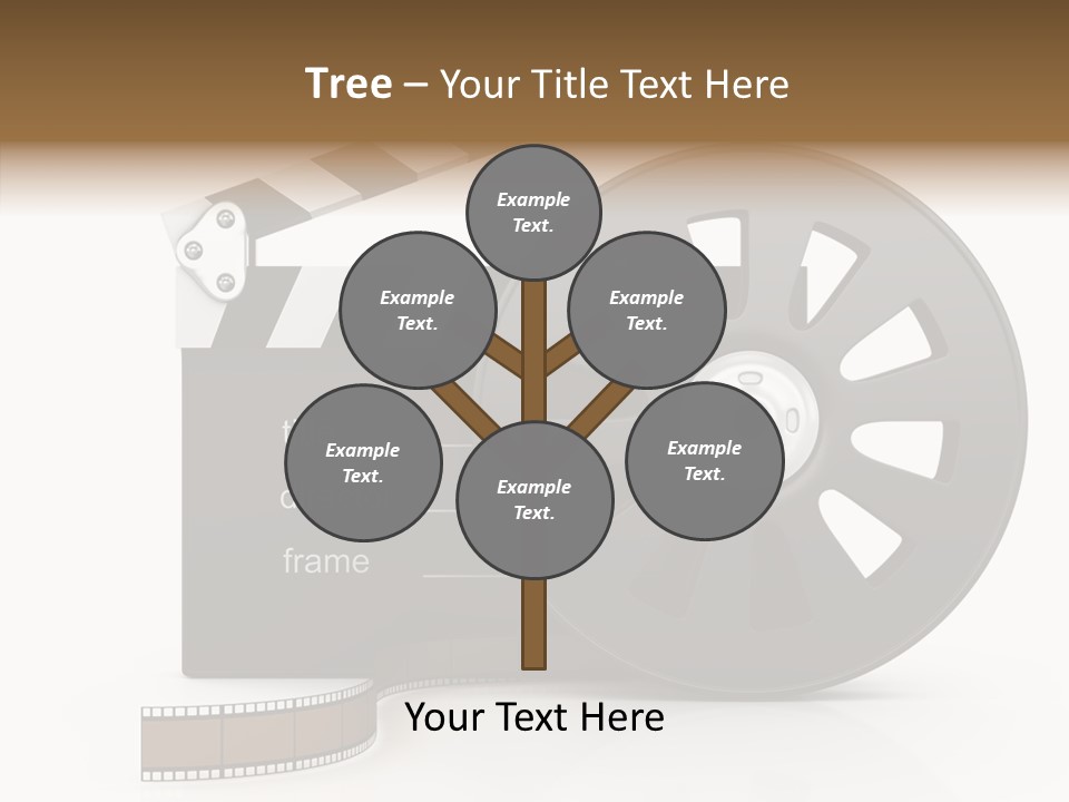 Object Black Media PowerPoint Template