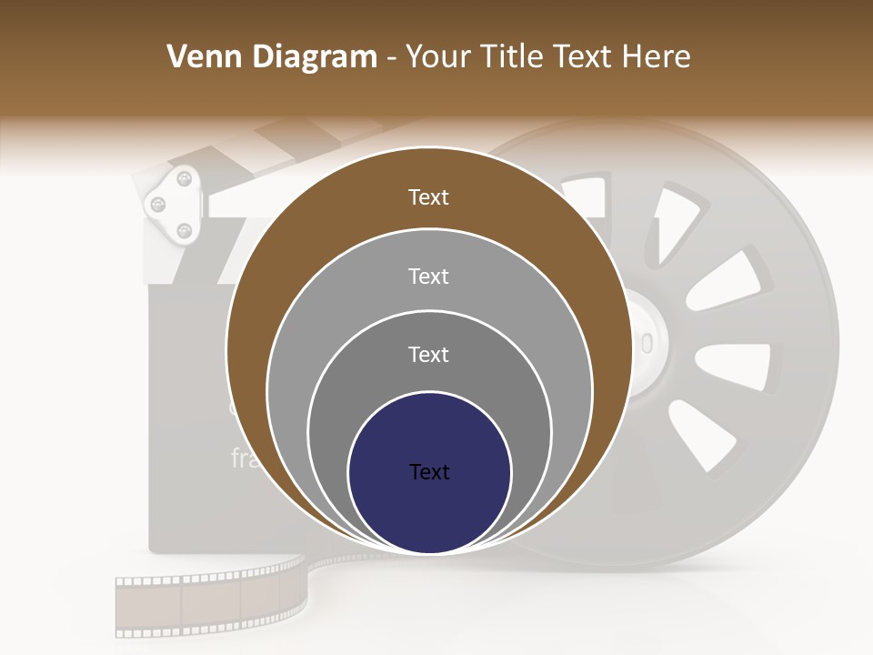 Object Black Media PowerPoint Template