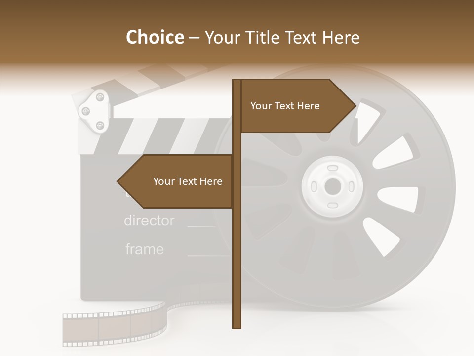 Object Black Media PowerPoint Template