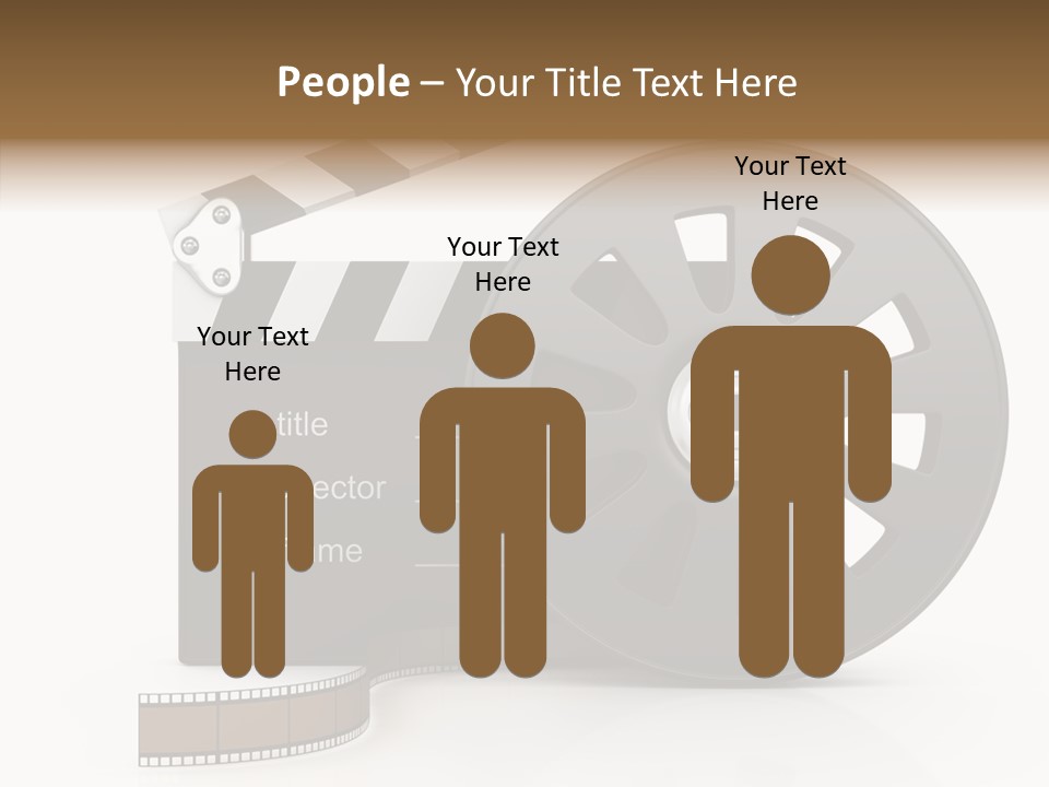 Object Black Media PowerPoint Template