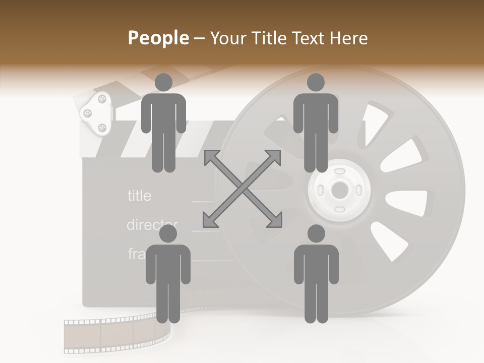 Object Black Media PowerPoint Template