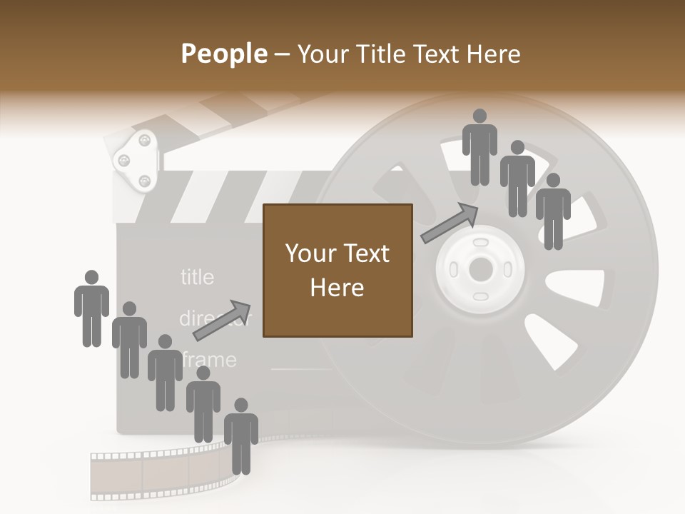 Object Black Media PowerPoint Template