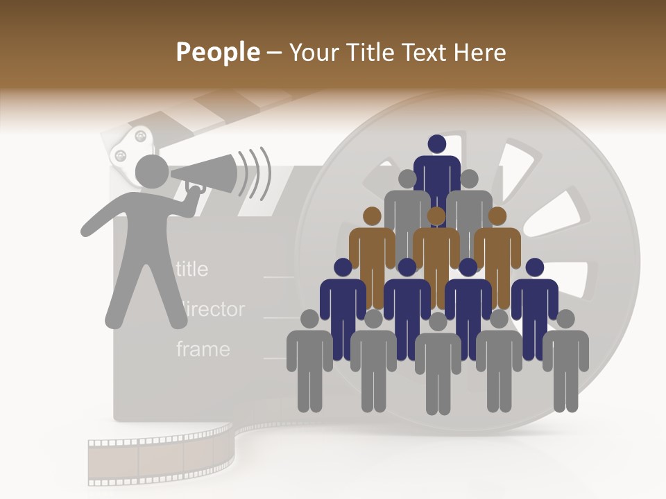 Object Black Media PowerPoint Template