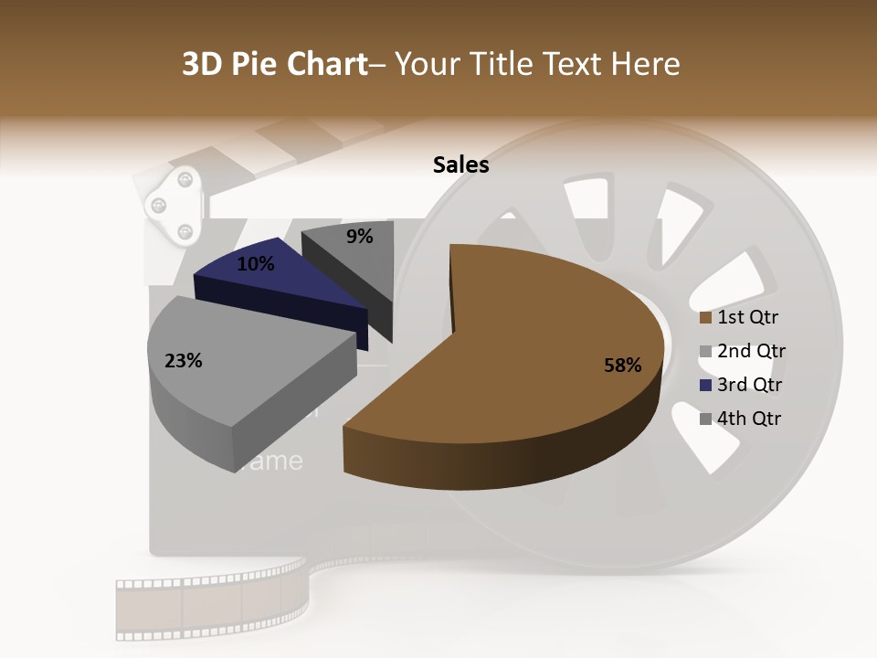 Object Black Media PowerPoint Template