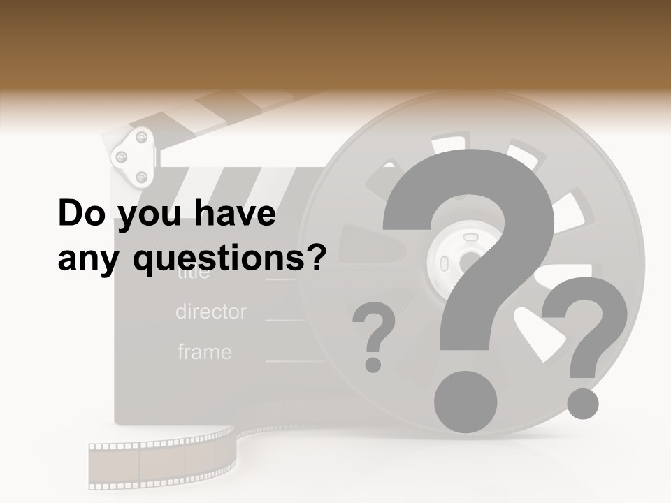 Object Black Media PowerPoint Template