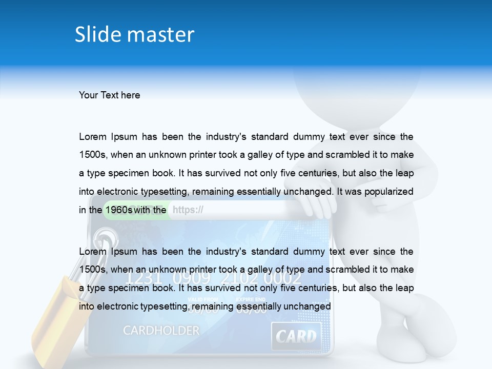 Store Address Isolated PowerPoint Template