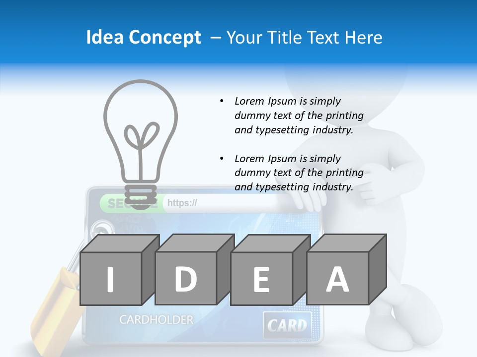 Store Address Isolated PowerPoint Template