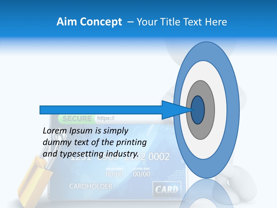 Store Address Isolated PowerPoint Template