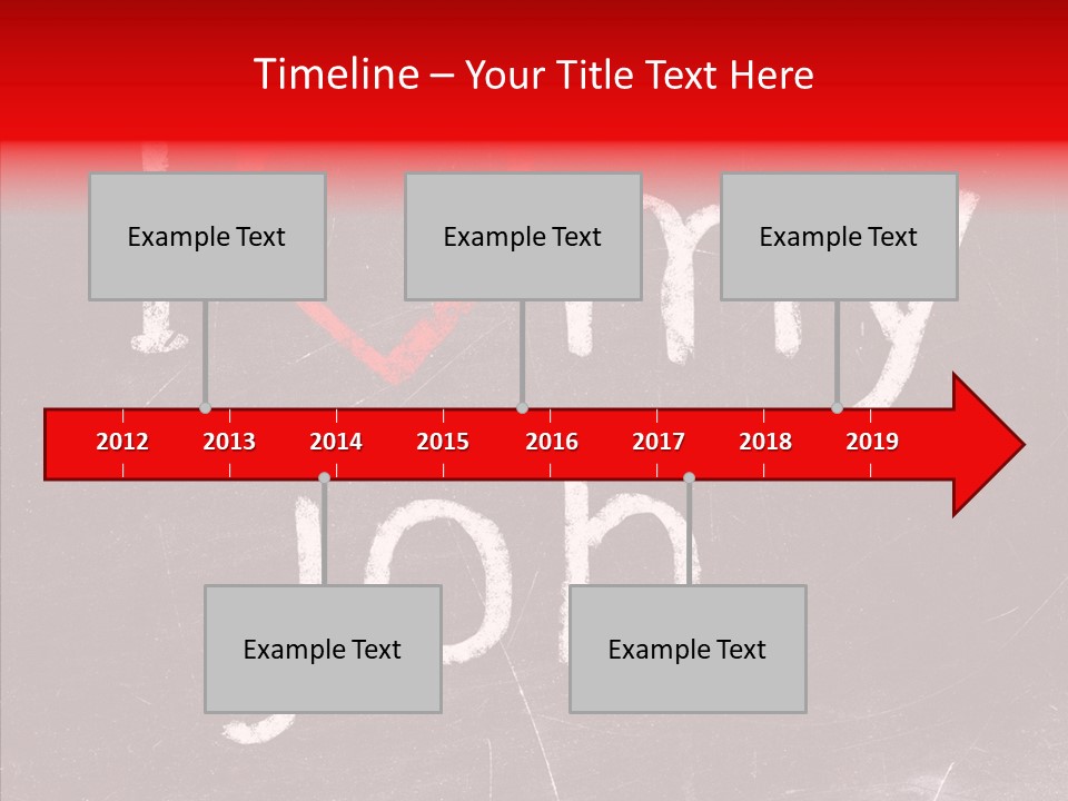 Leadership Text Teamwork PowerPoint Template