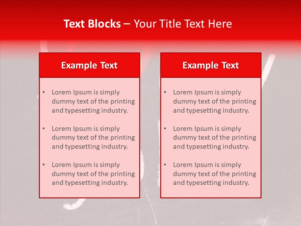 Leadership Text Teamwork PowerPoint Template