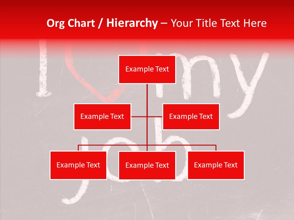 Leadership Text Teamwork PowerPoint Template