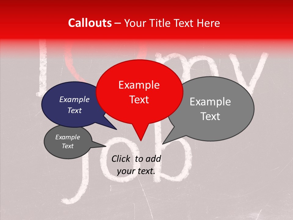 Leadership Text Teamwork PowerPoint Template
