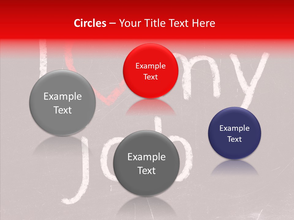 Leadership Text Teamwork PowerPoint Template