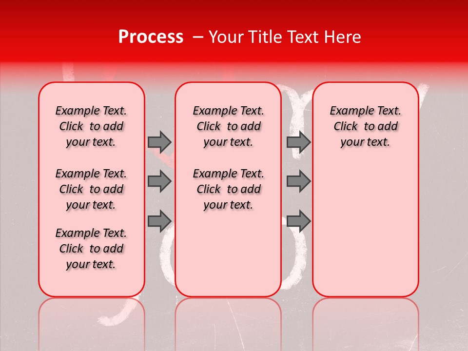 Leadership Text Teamwork PowerPoint Template