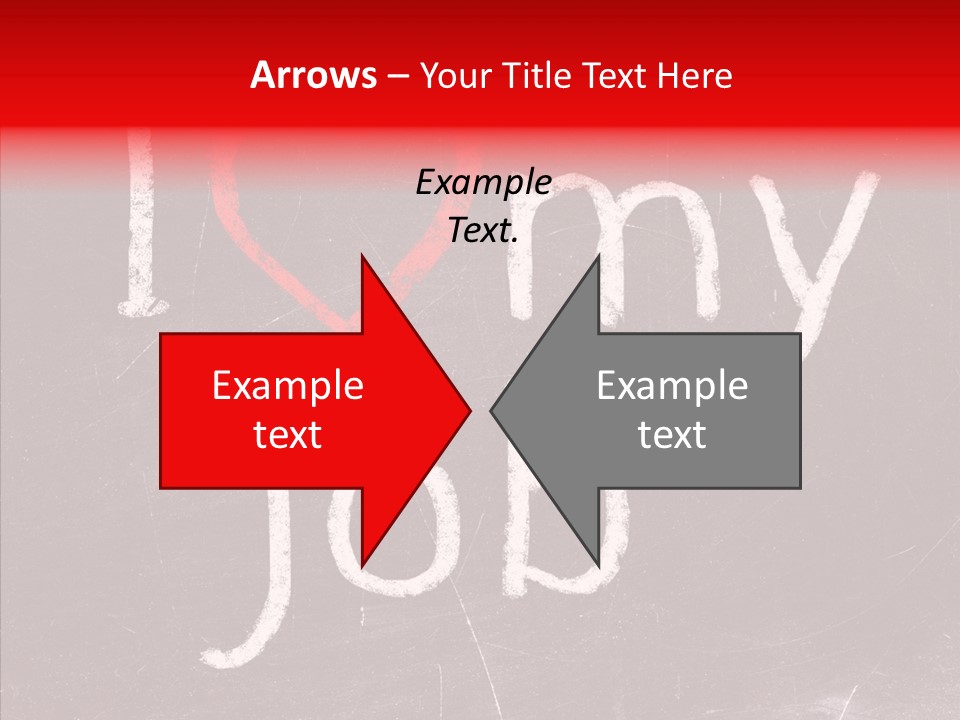 Leadership Text Teamwork PowerPoint Template