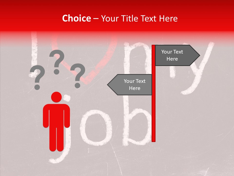 Leadership Text Teamwork PowerPoint Template