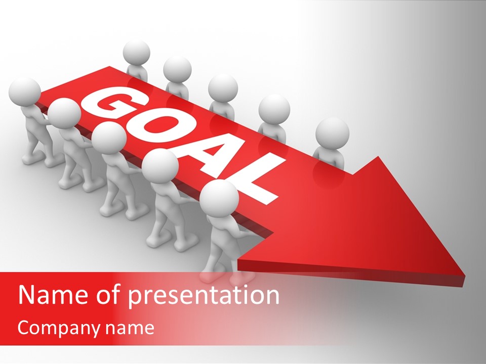 Corporate Arrow Partners PowerPoint Template