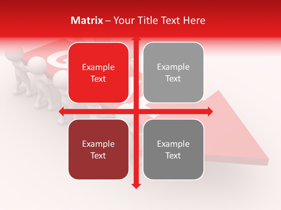 Corporate Arrow Partners PowerPoint Template